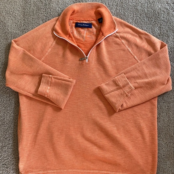 tommy bahama zip sweater